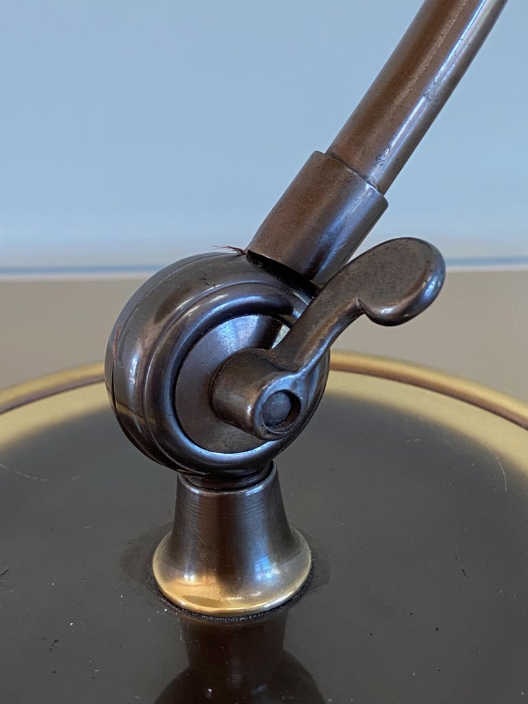 Christian Dell Brass Table Lamp 6631 Desk Lamp by Kaiser Idell Bauhaus, Germany For Sale 7