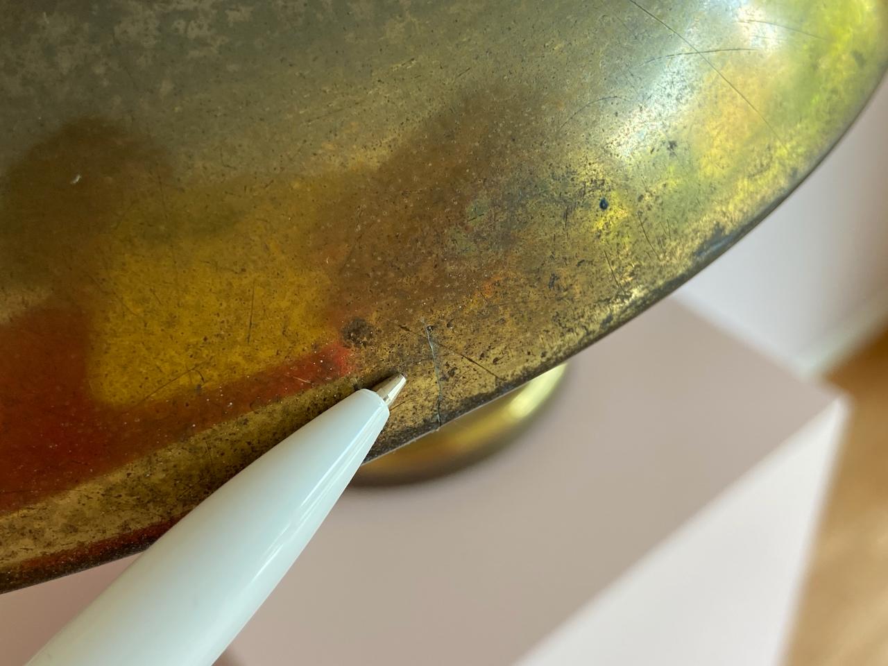 Christian Dell Lampe de table en laiton 6631 Lampe de bureau par Kaiser Idell Bauhaus, Allemagne en vente 7