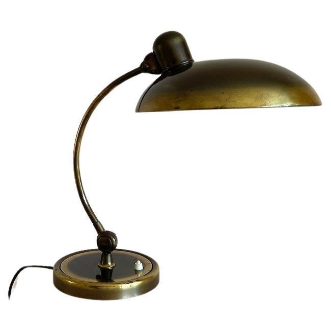 Lampada da tavolo in ottone Christian Dell 6631 Lampada da tavolo di Kaiser Idell Bauhaus, Germania