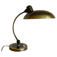 Christian Dell Brass Table Lamp 6631 Desk Lamp by Kaiser Idell Bauhaus, Germany