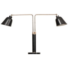 Christian Dell Double Table Lamp Produced by Bünte & Remmler in Germany