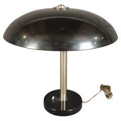 Christian Dell per Kaiser Idell, lampada da scrivania nera modello 6563, tedesca degli anni '30.