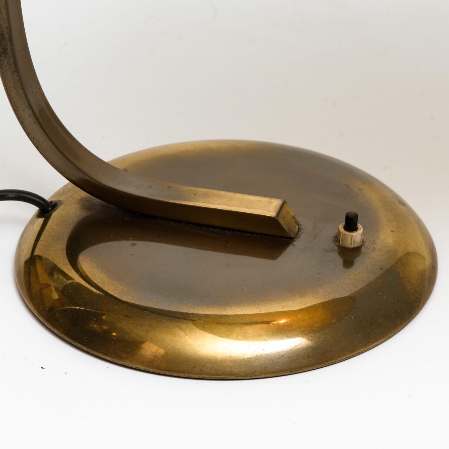 Christian Dell for Kaiser Idell / Kaiser Leuchten Brass Desk or Table Lamp, Art  For Sale 3