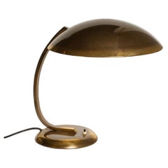 Christian Dell für Kaiser Idell / Kaiser Leuchten Messing-Schreibtisch- oder Tischlampe