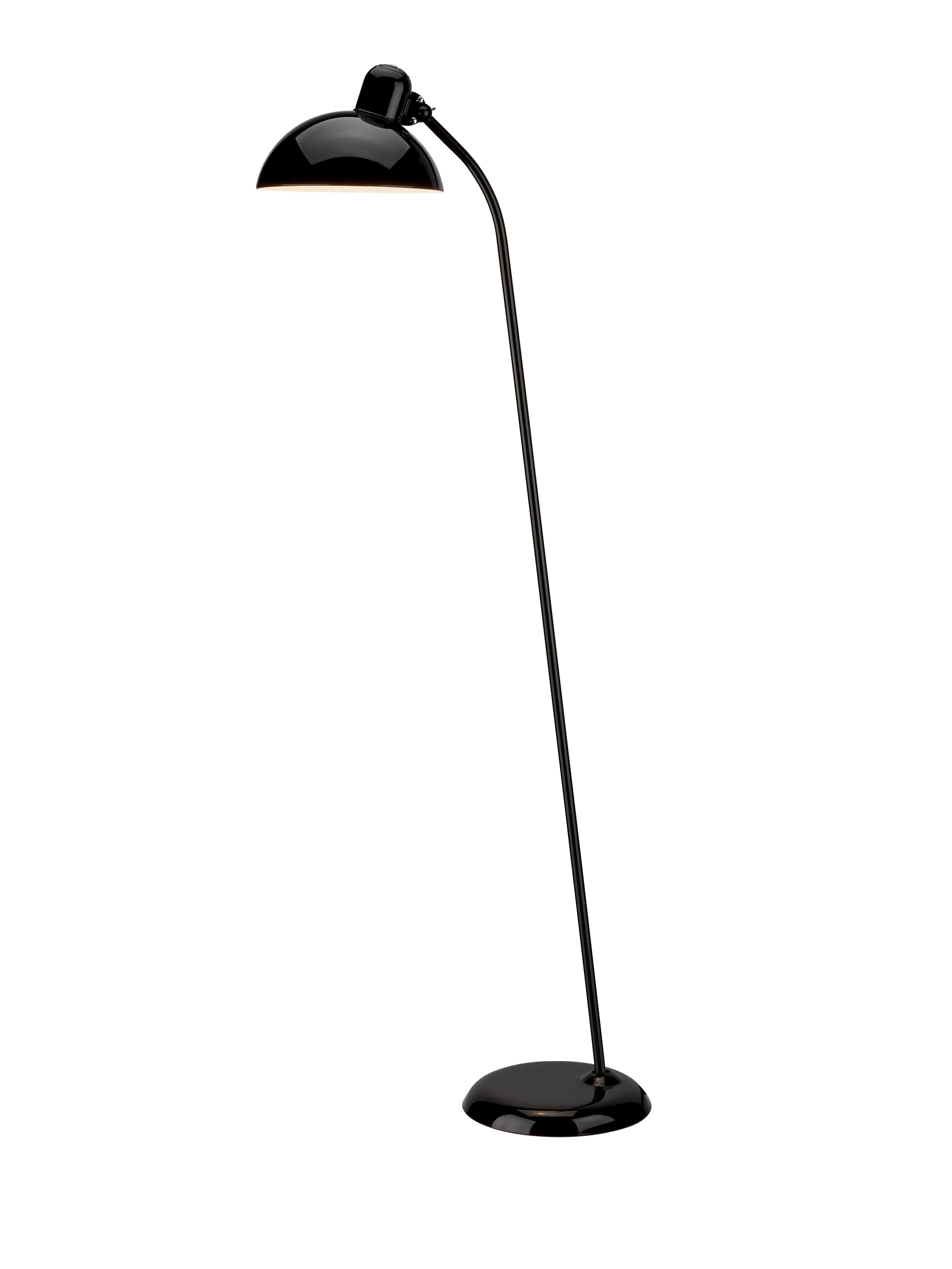 Metal Christian Dell 'Kaiser Idell 6556-F' Floor Lamp for Fritz Hansen in Gloss Black For Sale