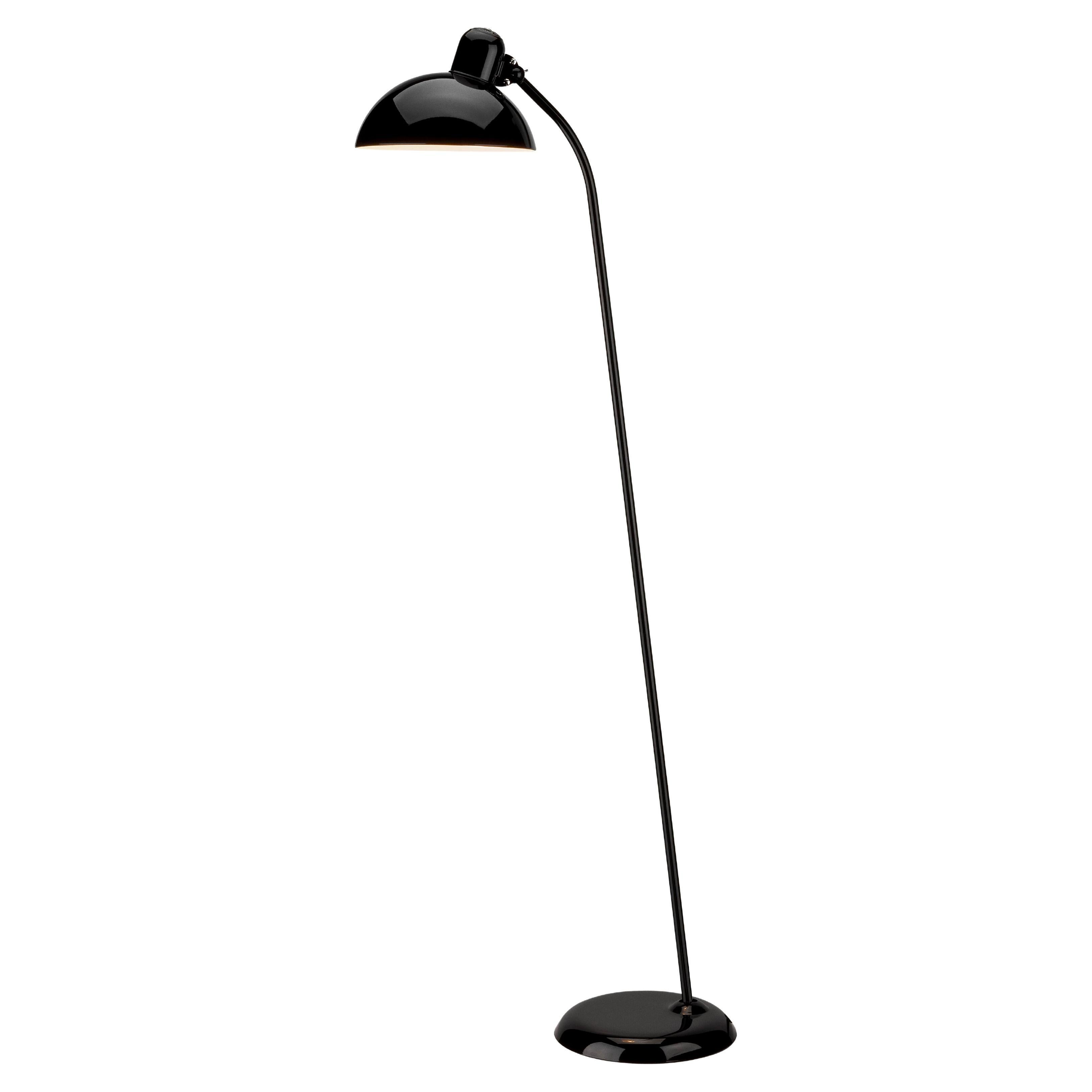 Christian Dell 'Kaiser Idell 6556-F' Floor Lamp for Fritz Hansen in Gloss Black For Sale