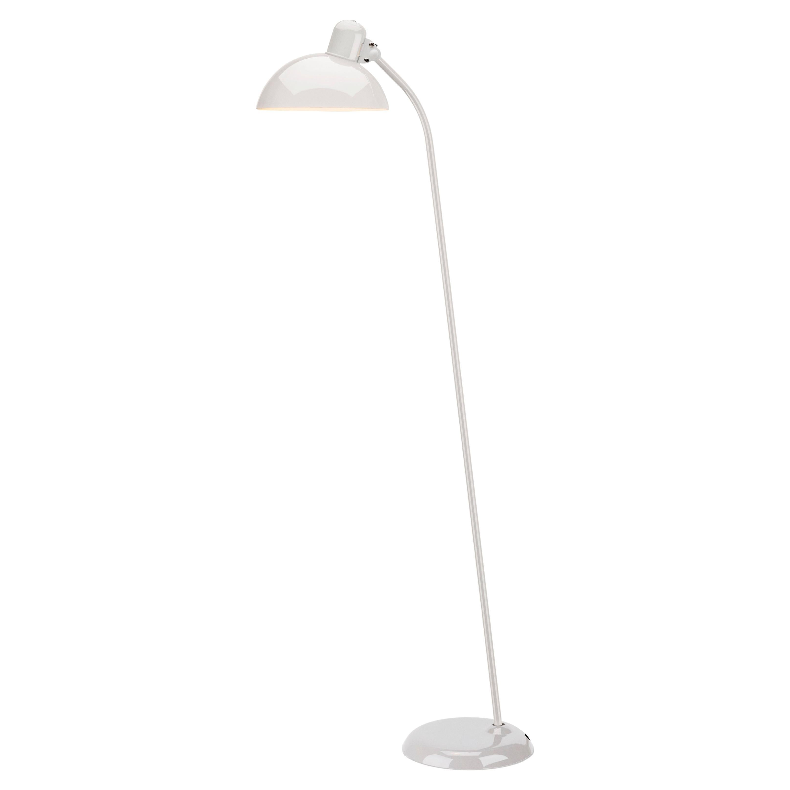Christian Dell 'Kaiser Idell 6556-F' Floor Lamp for Fritz Hansen in Glossy White For Sale