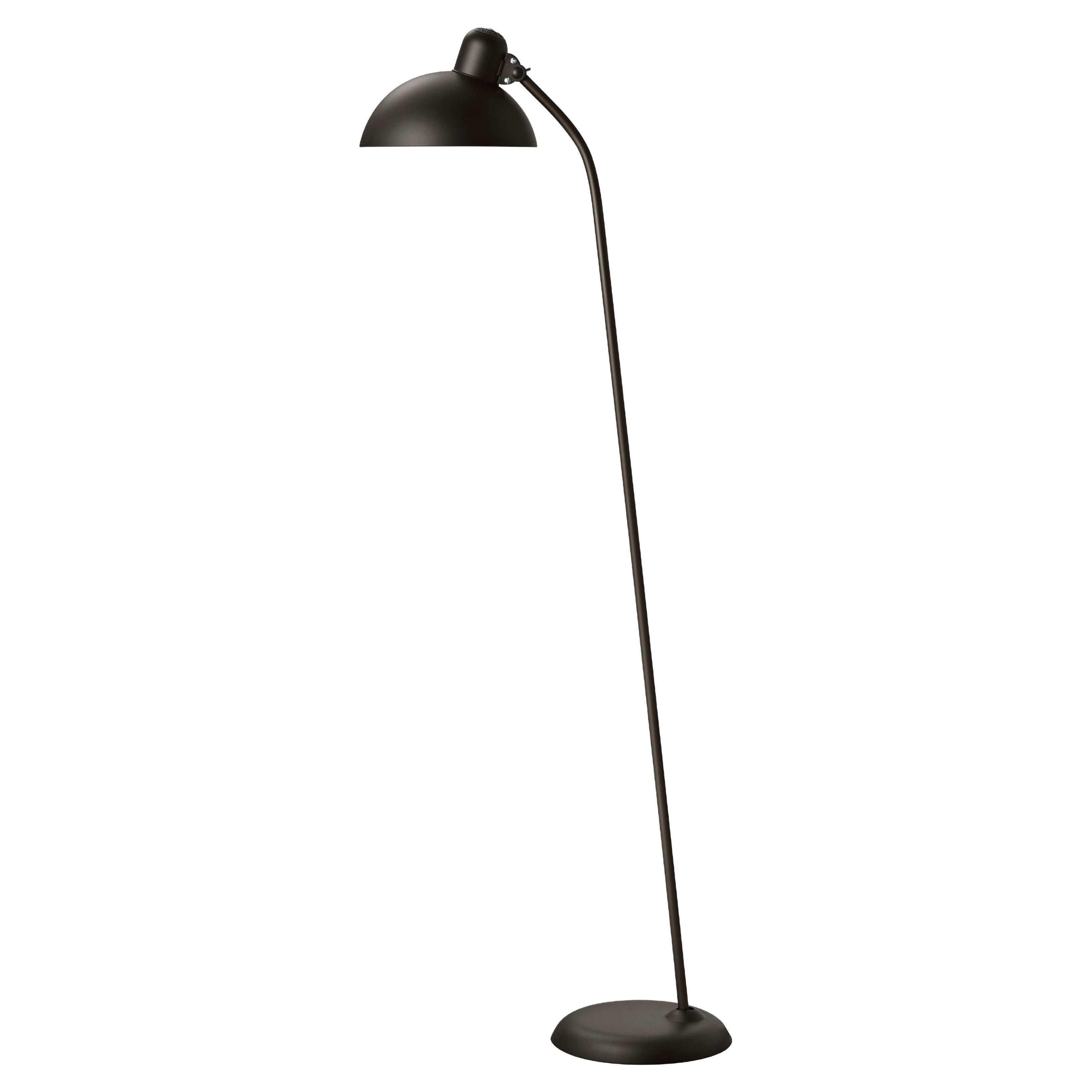 Christian Dell 'Kaiser Idell 6556-F' Floor Lamp for Fritz Hansen in Matte Black For Sale