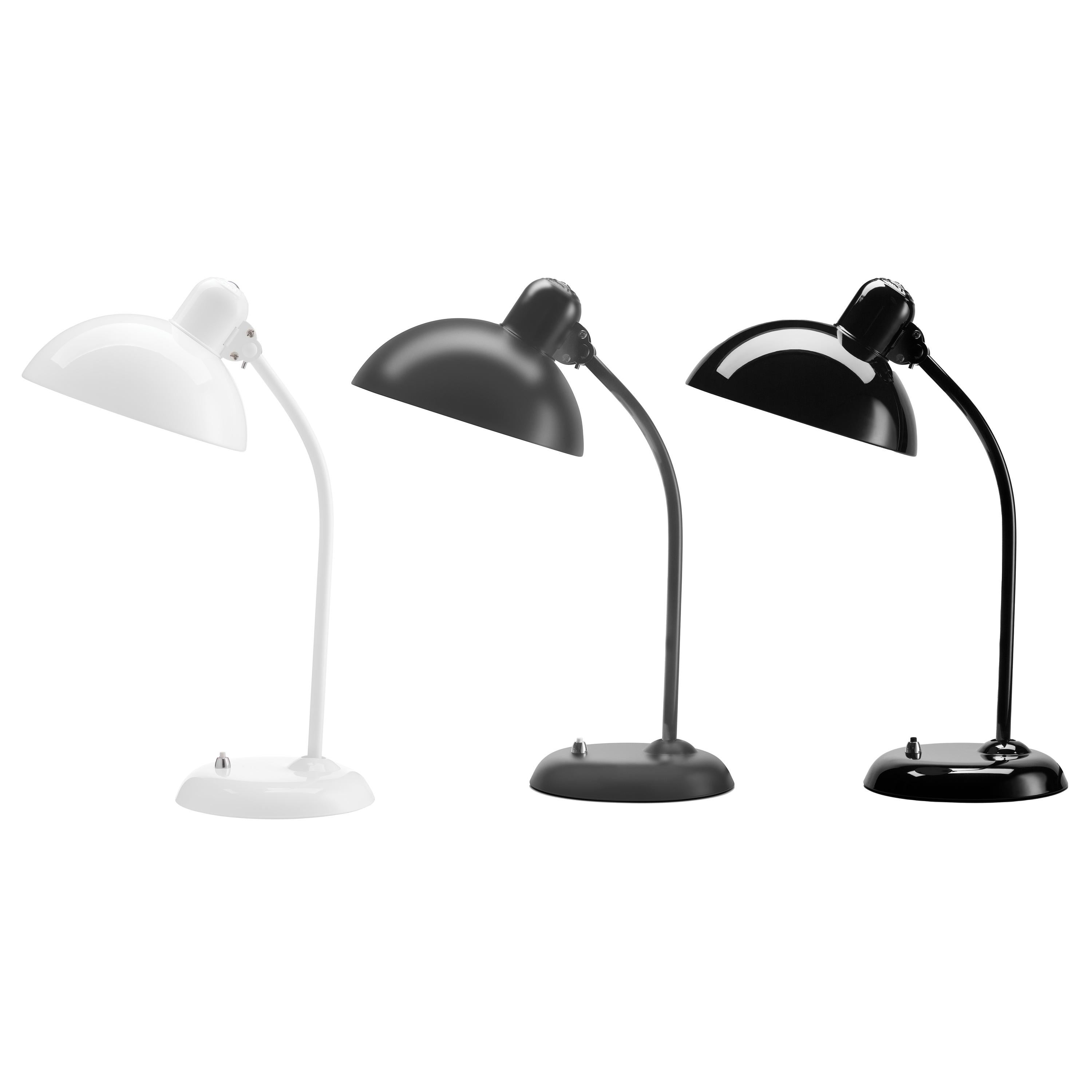 Christian Dell 'Kaiser Idell 6556-T' Table Lamp for Fritz Hansen in Gloss Black For Sale 5