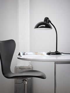 Christian Dell 'Kaiser Idell 6556-T' Table Lamp for Fritz Hansen in Gloss Black