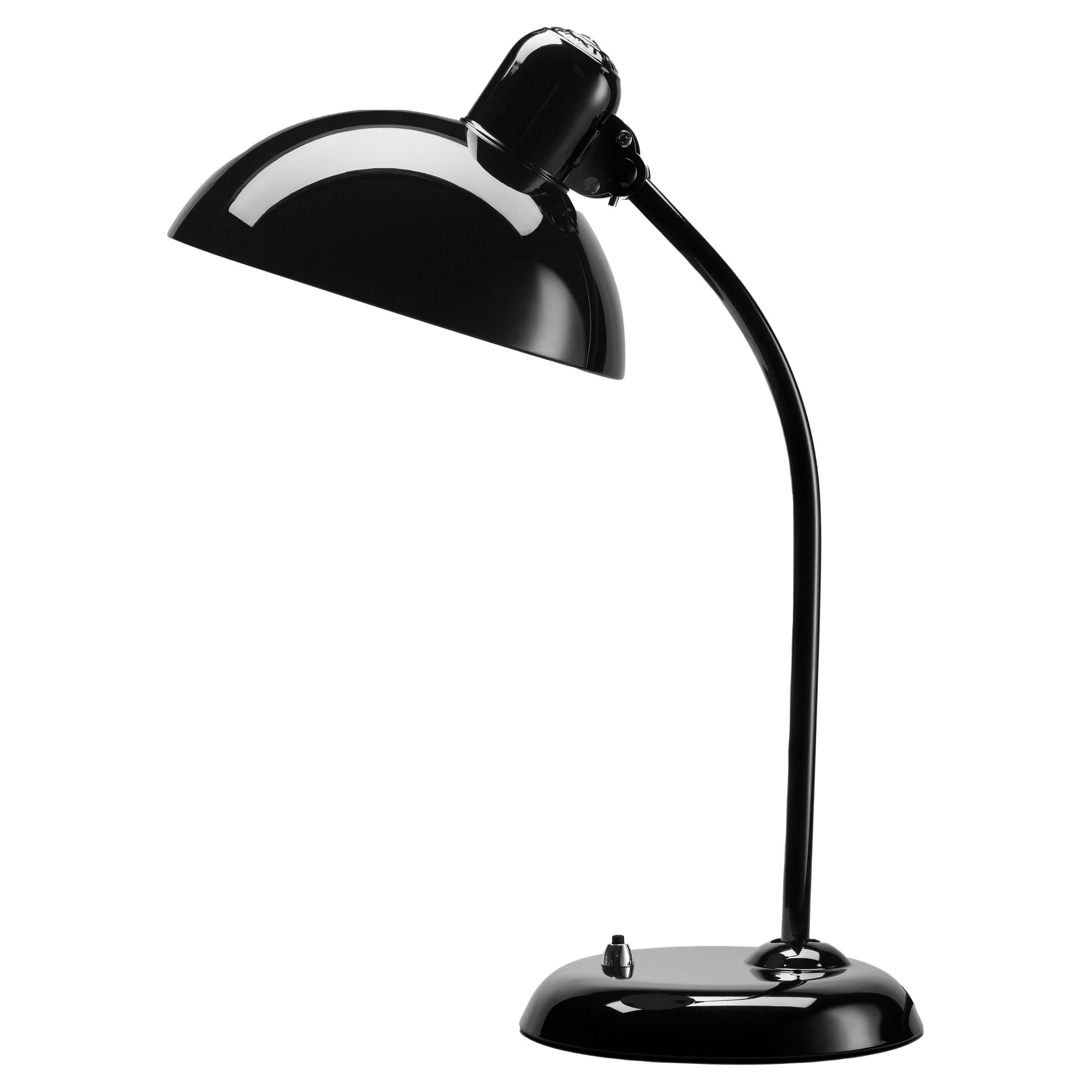 Lámpara de sobremesa Christian Dell "Kaiser Idell 6556-T" para Fritz Hansen en negro brillante