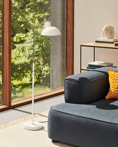 Christian Dell 'Kaiser Idell 6580-F' Floor Lamp for Fritz Hansen in Gloss White