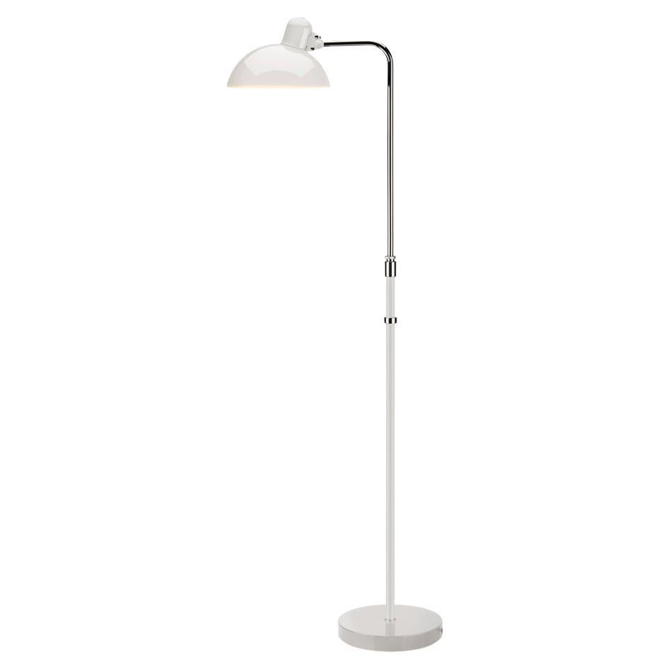 Christian Dell 'Kaiser Idell 6580-F' Floor Lamp for Fritz Hansen in Gloss White