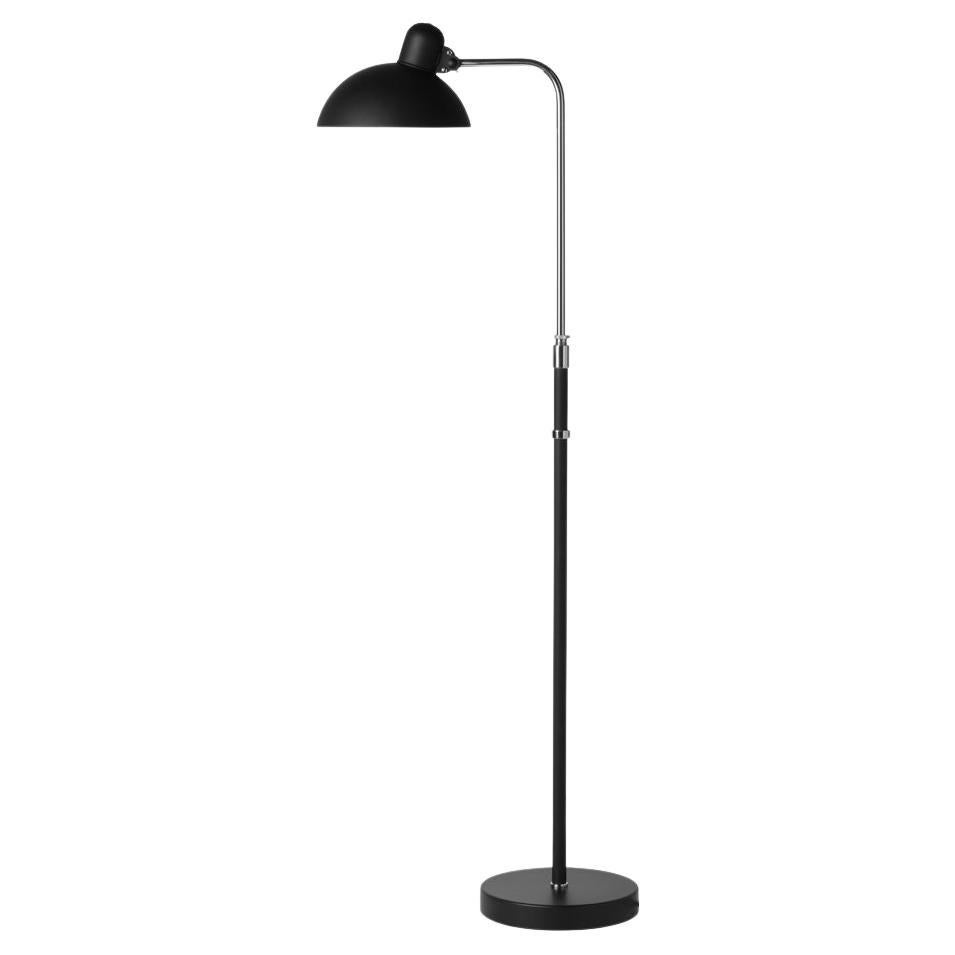 Christian Dell 'Kaiser Idell 6580-F' Floor Lamp for Fritz Hansen in Matte Black For Sale