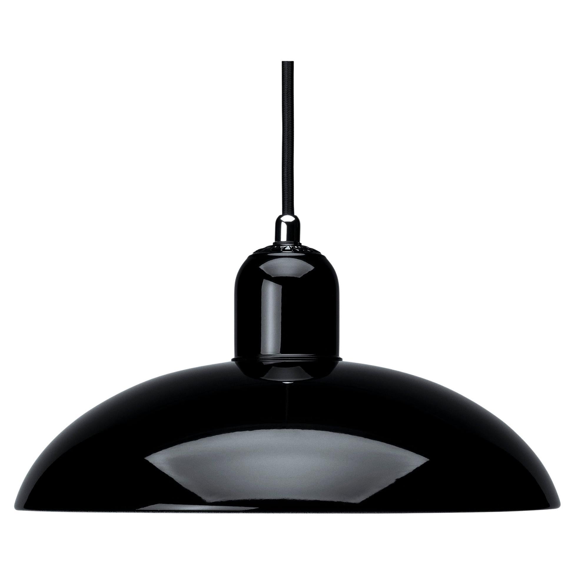 Christian Dell 'Kaiser Idell 6631-P' Pendant for Fritz Hansen in Gloss Black For Sale