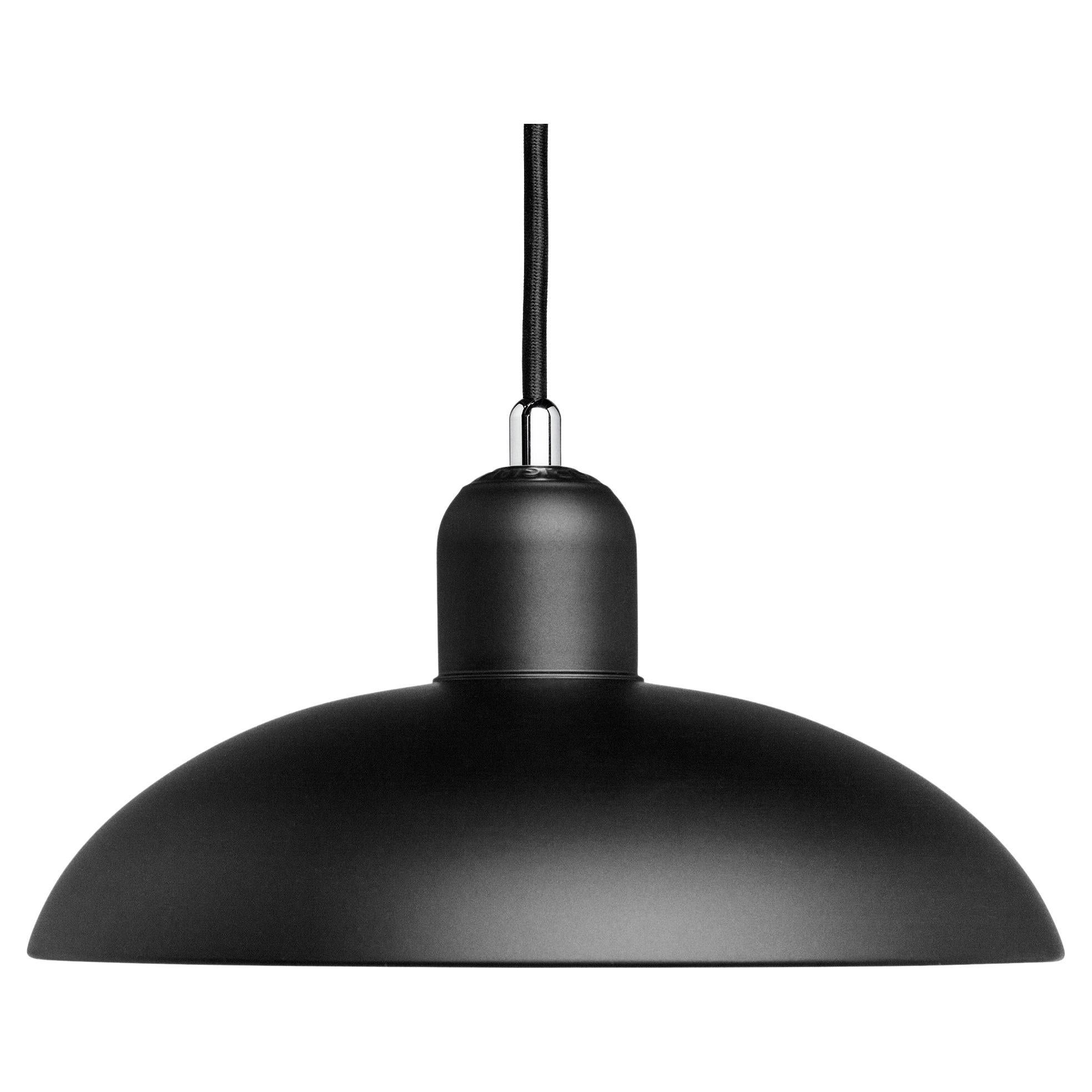 Pendentif 'Kaiser Idell 6631-P' pour Fritz Hansen en noir mat, Christian Dell