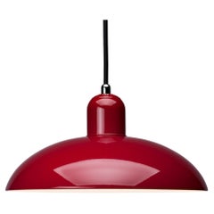 Christian Dell 'Kaiser Idell 6631-P' Pendant for Fritz Hansen in Ruby Red