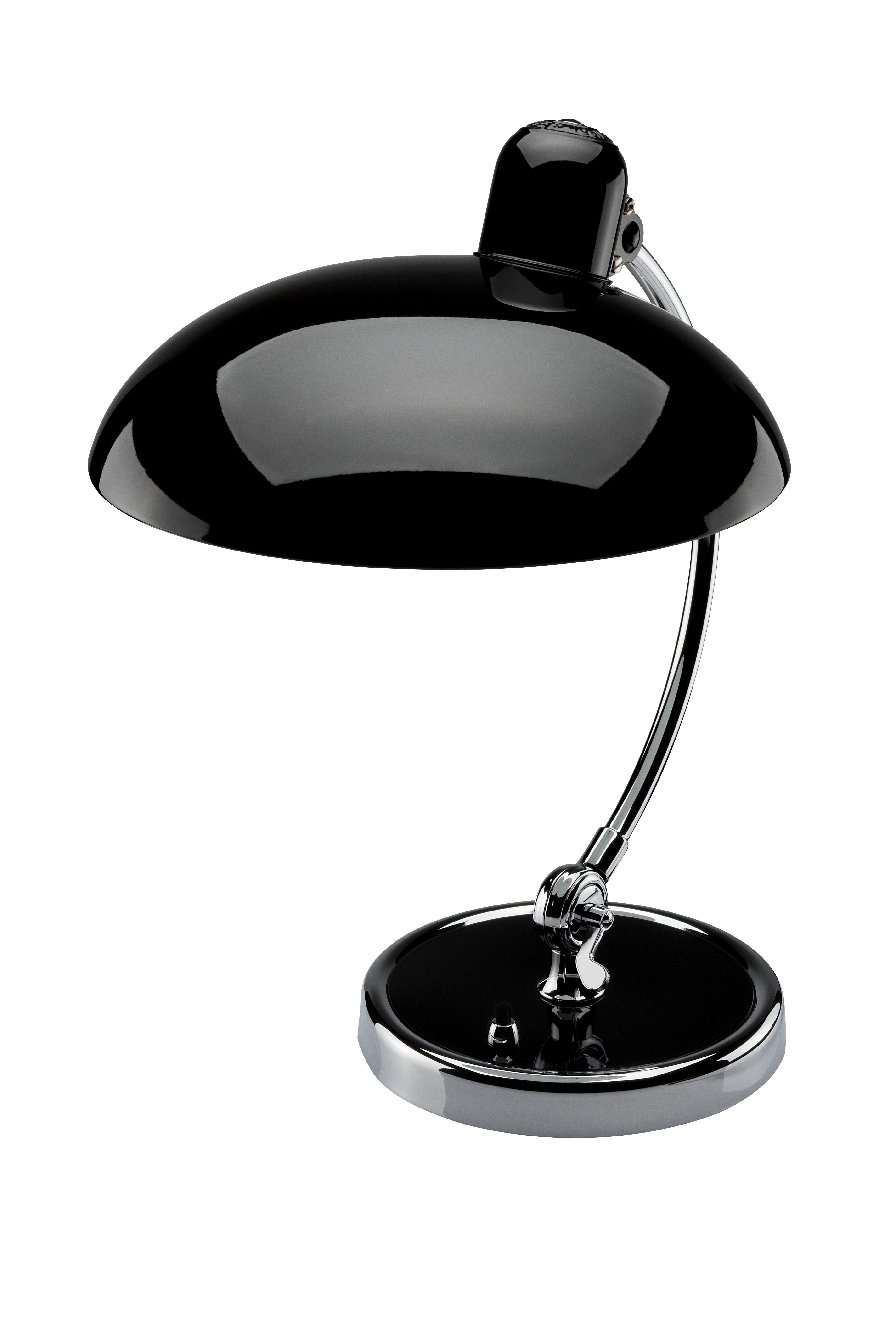 Christian Dell 'Kaiser Idell 6631-T' Table Lamp for Fritz Hansen in Gloss Black In New Condition For Sale In Glendale, CA