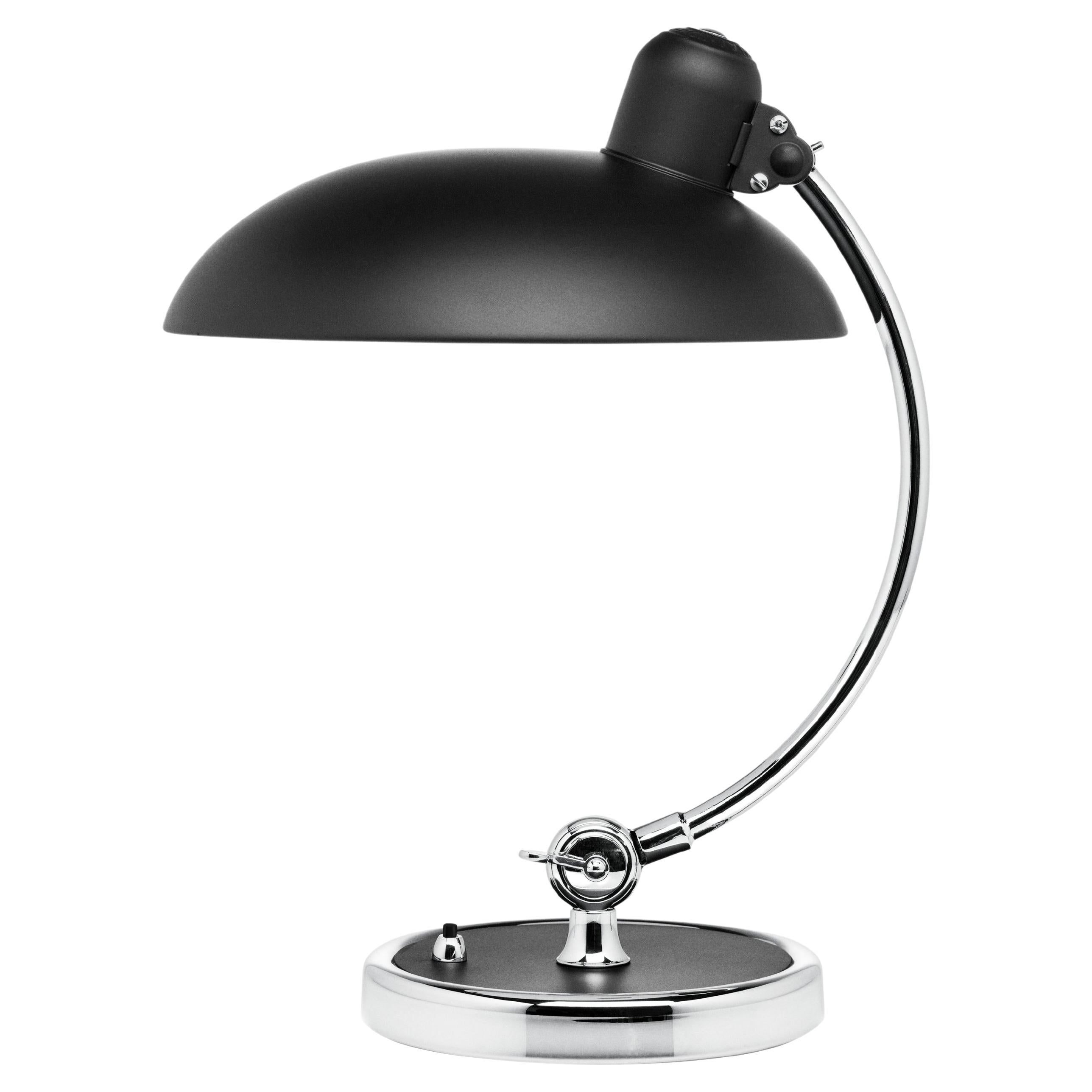 Christian Dell 'Kaiser Idell 6631-T' Table Lamp for Fritz Hansen in Matte Black For Sale