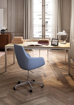 Christian Dell 'Kaiser Idell 6631-T' Tischlampe für Fritz Hansen in Weiß