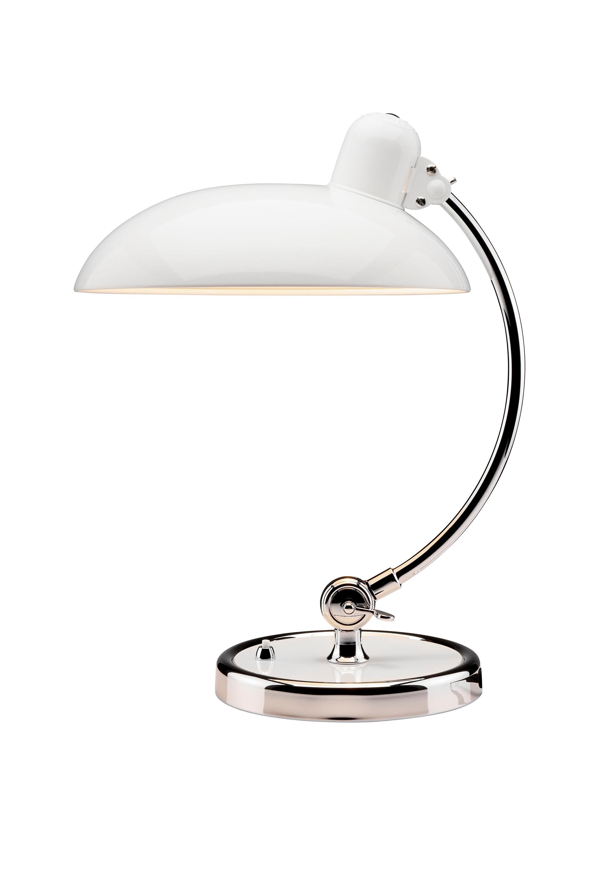 Metal Christian Dell 'Kaiser Idell 6631-T' Table Lamp for Fritz Hansen in White For Sale