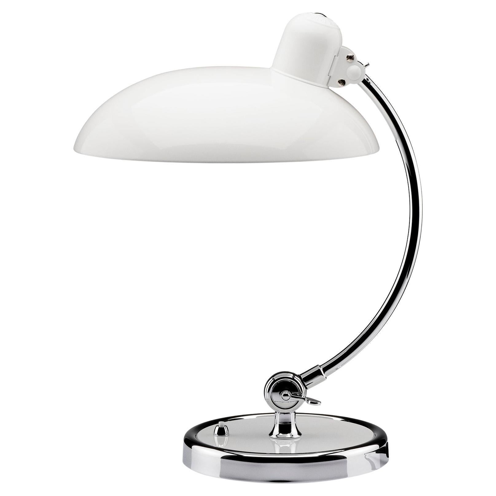 Christian Dell 'Kaiser Idell 6631-T' Table Lamp for Fritz Hansen in White For Sale