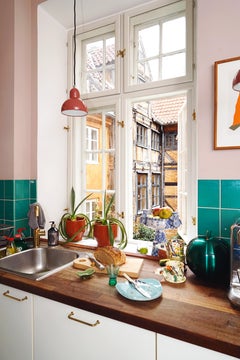 Christian Dell 'Kaiser Idell 6722-P' Pendant for Fritz Hansen in Russet Red