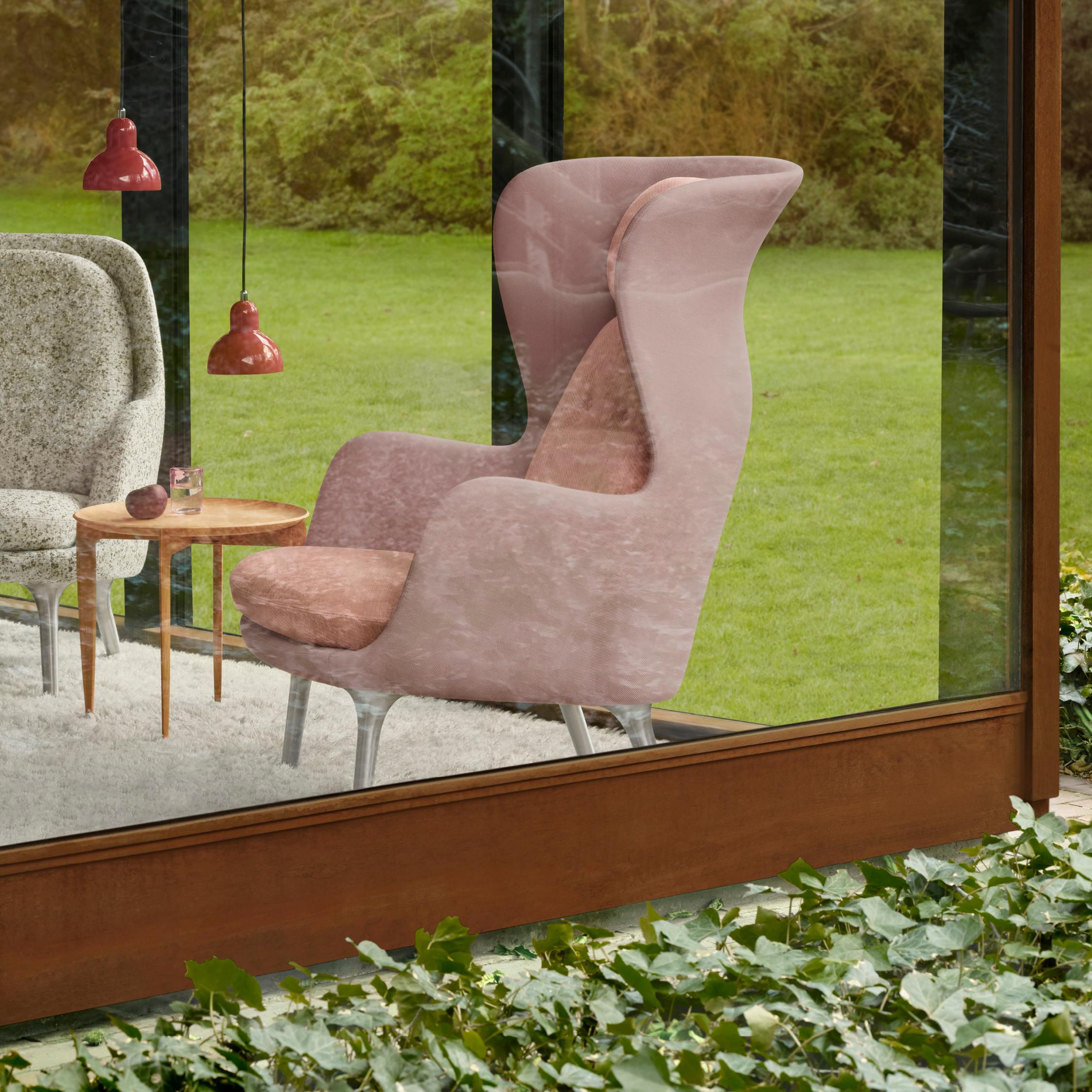 Mid-Century moderno Ciondolo Christian Dell 'Kaiser Idell 6722-P' per Fritz Hansen in rosso ruggine in vendita