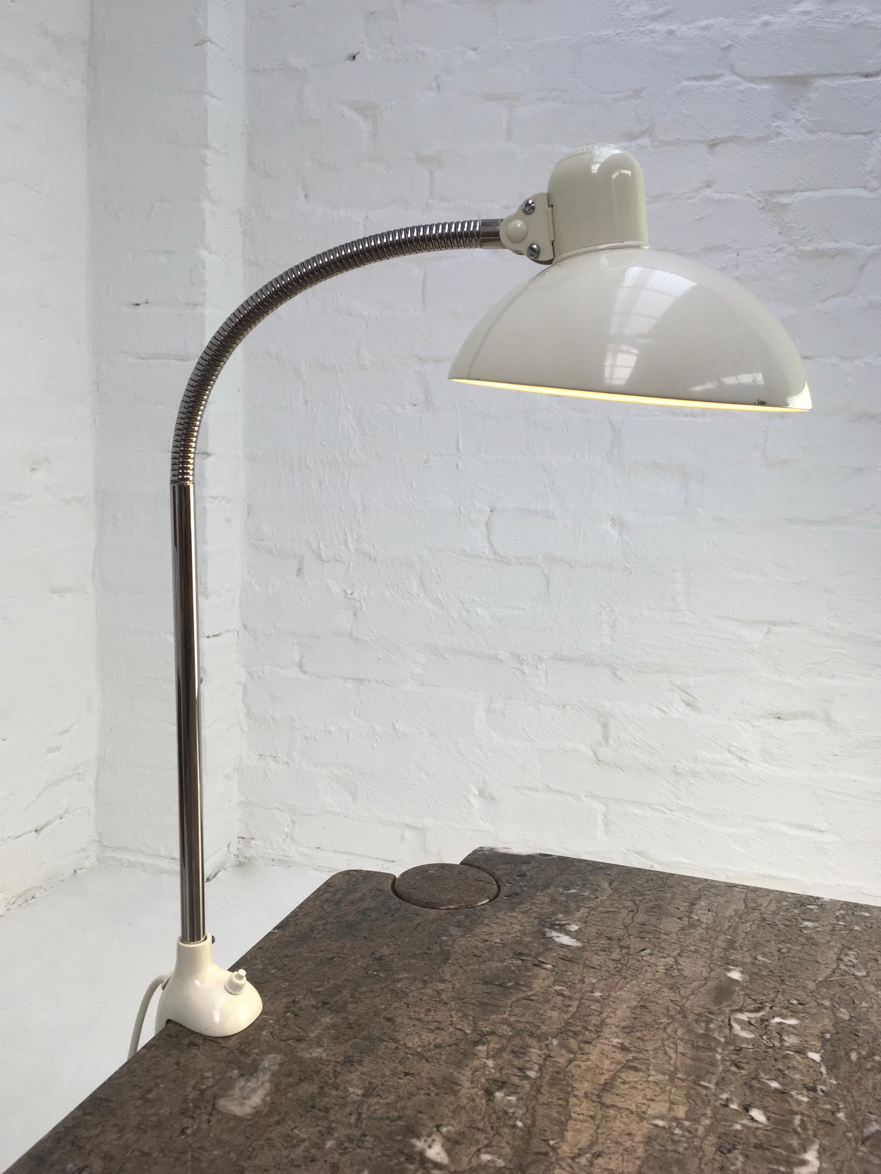 Mid-20th Century Christian Dell Kaiser Idell 6740 Task Lamp with Clamp, Germany, 1930s