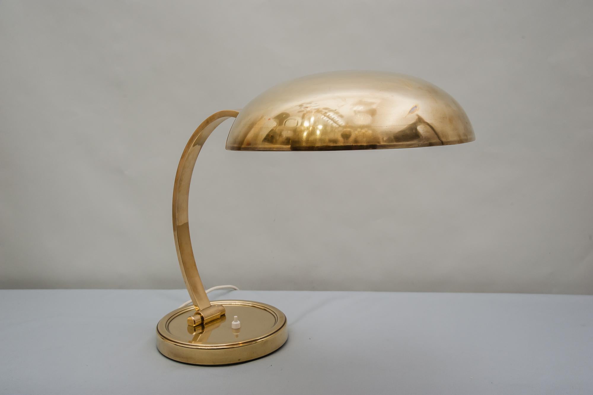Christian Dell, Kaiser Table Lamp (Messing)
