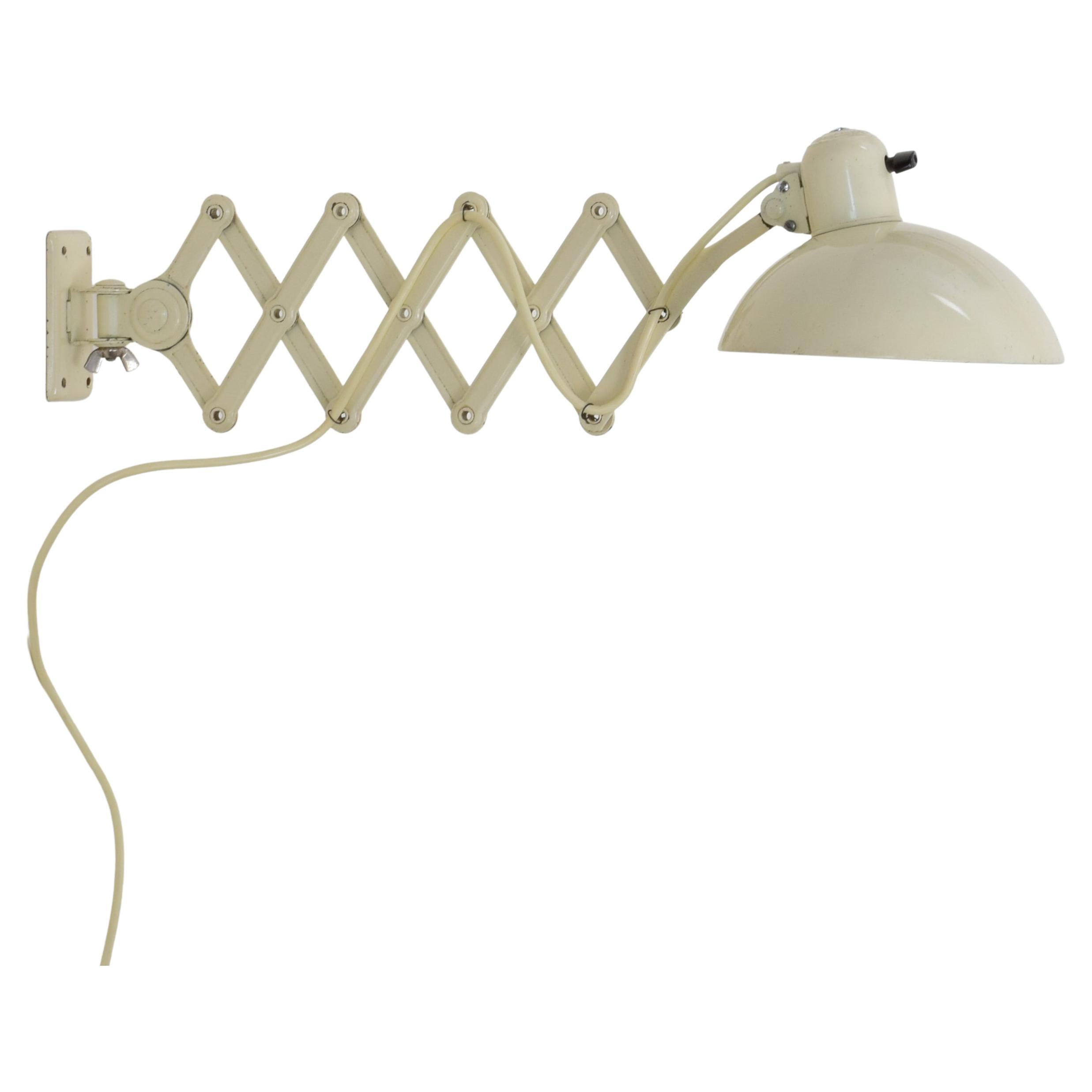 Christian Dell, Model 6718 Scissor Work Lamp, Kaiser Idell, Bauhaus 1930s  For Sale at 1stDibs