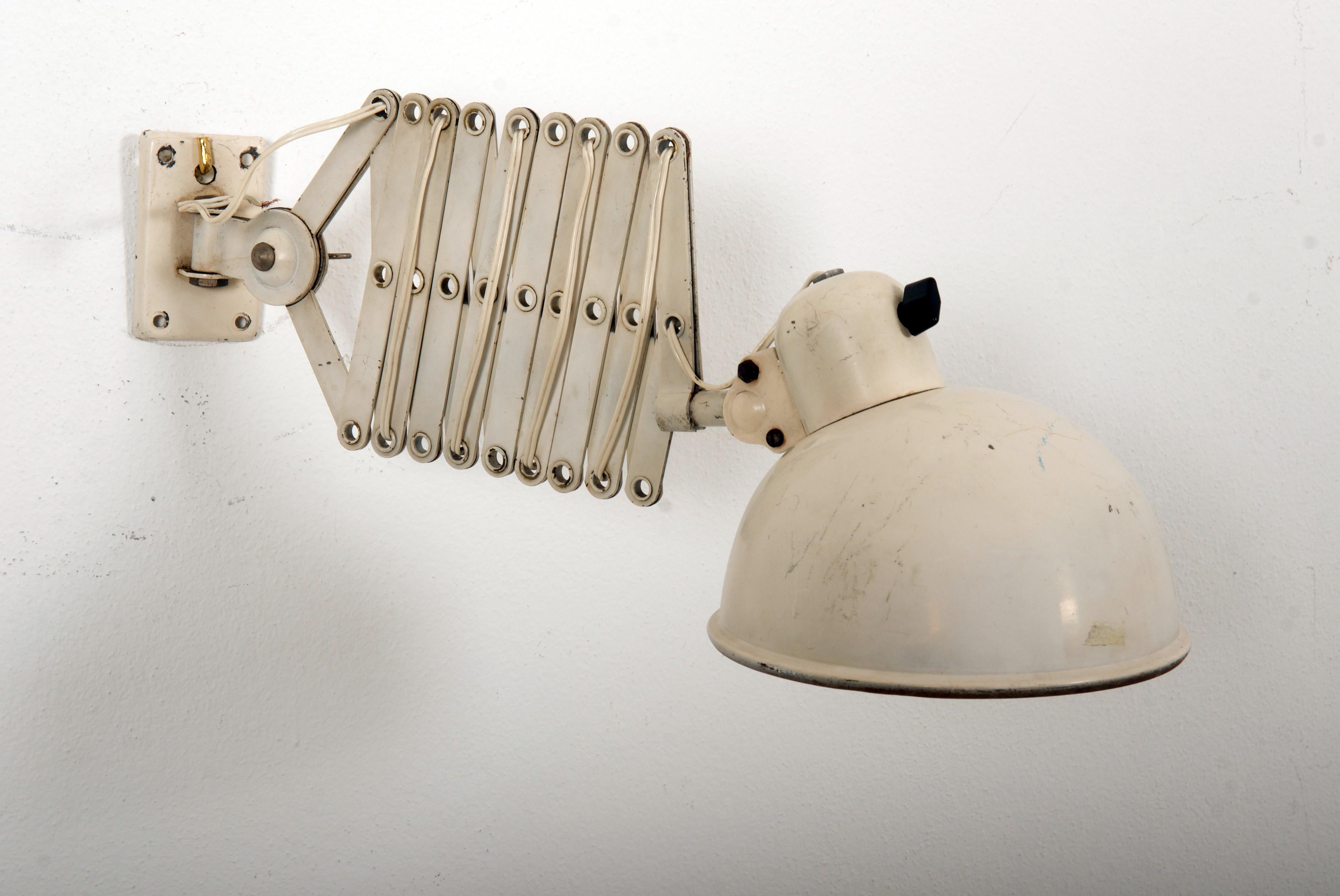 Bauhaus Christian Dell Scissor Lamp For Sale