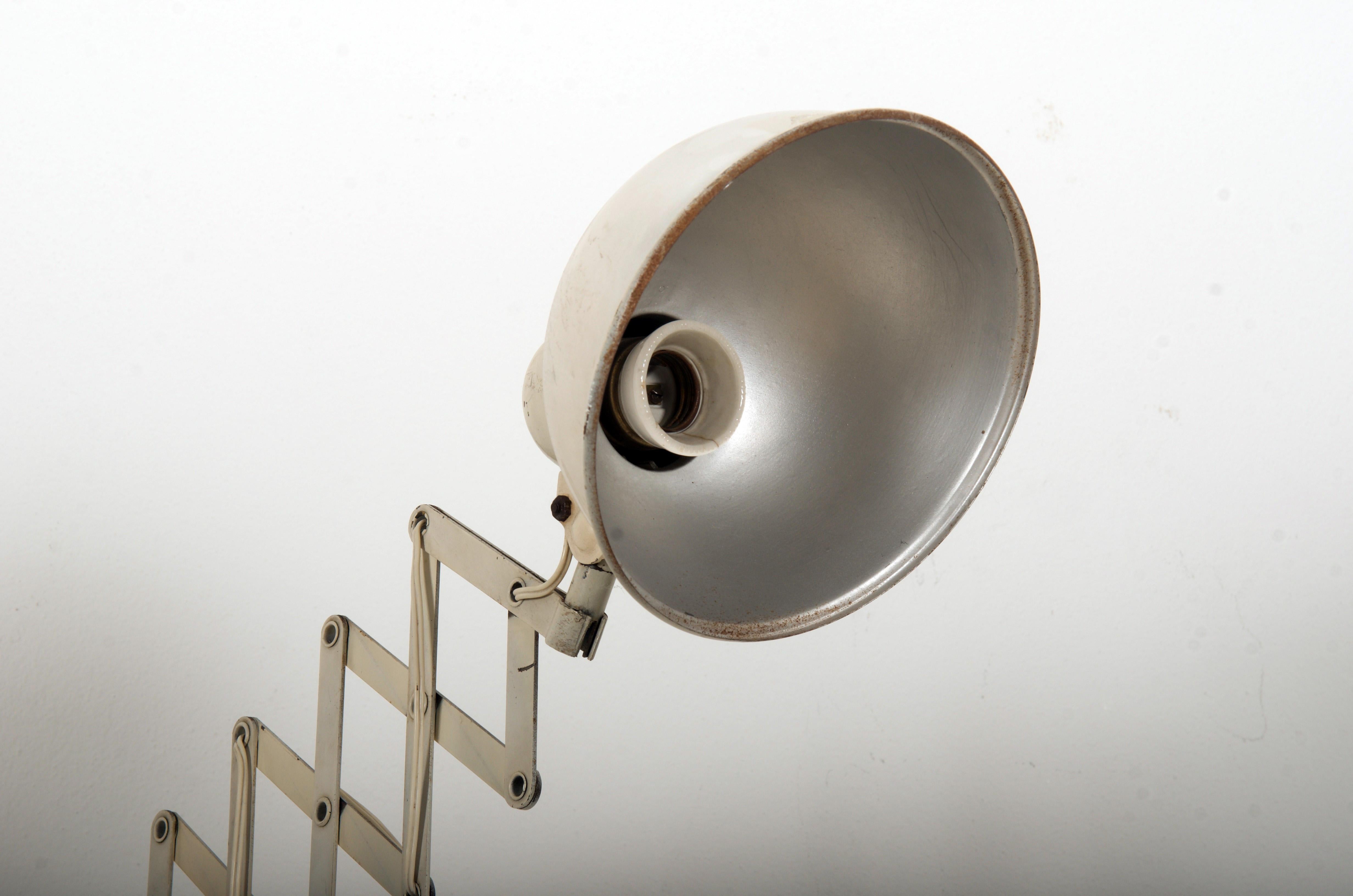 Mid-20th Century Christian Dell Scissor Lamp For Sale