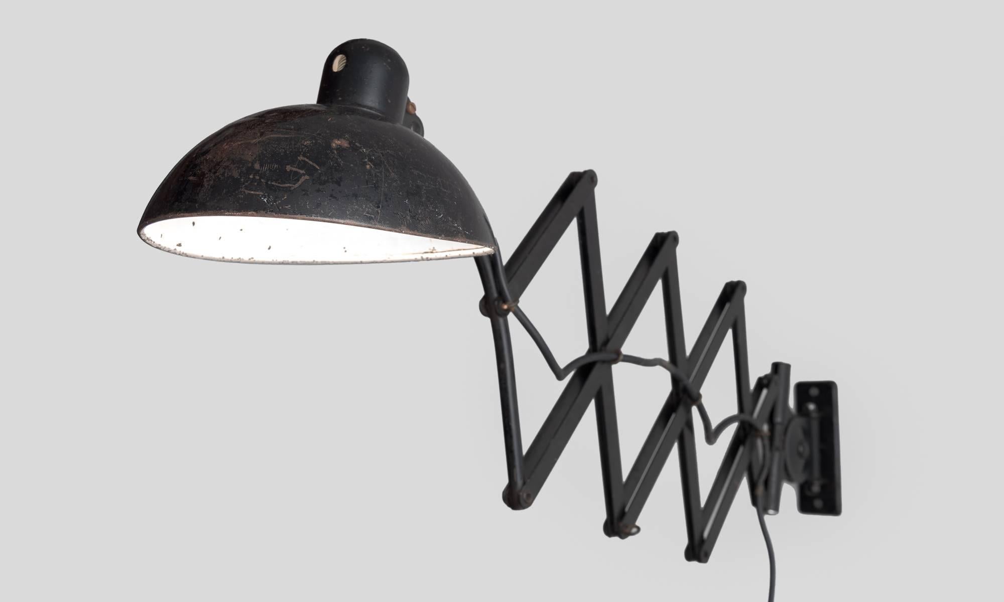 Christian Dell Scissor Lights, Germany, circa 1930 1