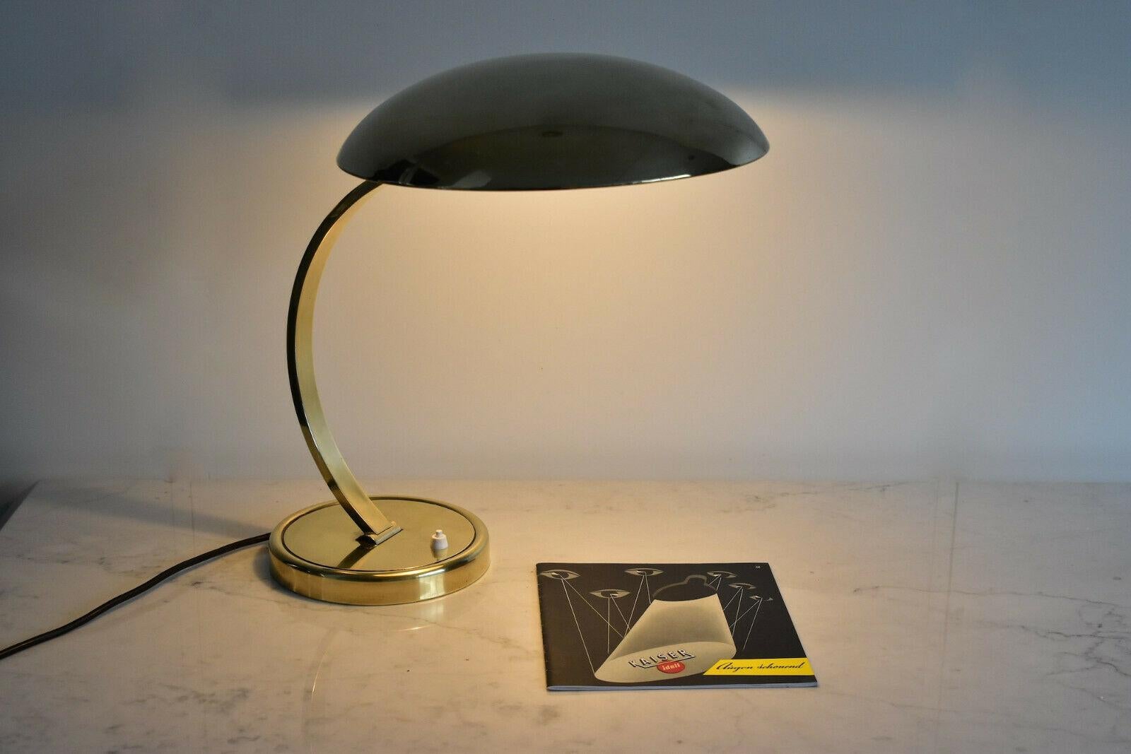 Christian Dell Table Lamp 6751 Desk Lamp by Kaiser Idell Bauhaus, Germany 7