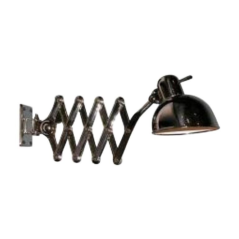 Christian Dell Wall-Mounted "Scissors" Lamp For Sale
