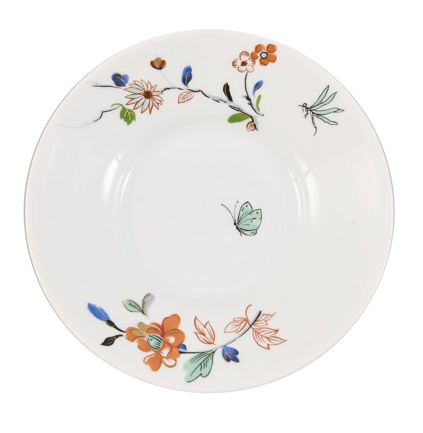 Mid-20th Century Christian Dior 10 Cups for Limoges–Unused Porcelain with Imari-Inspired Pattern For Sale