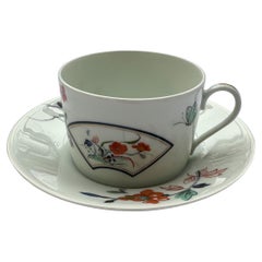 Christian Dior 10 Tazas para Limoges-Porcelana sin usar con dibujo inspirado en Imari