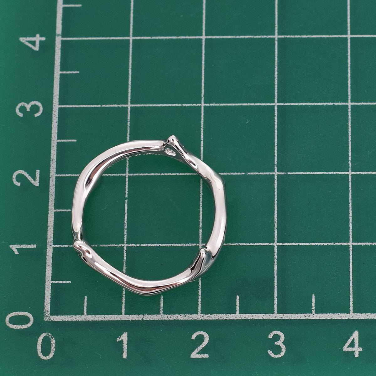 Christian Dior 18 Karat White Gold Bois de Rose Ring In Good Condition In Tokyo, JP