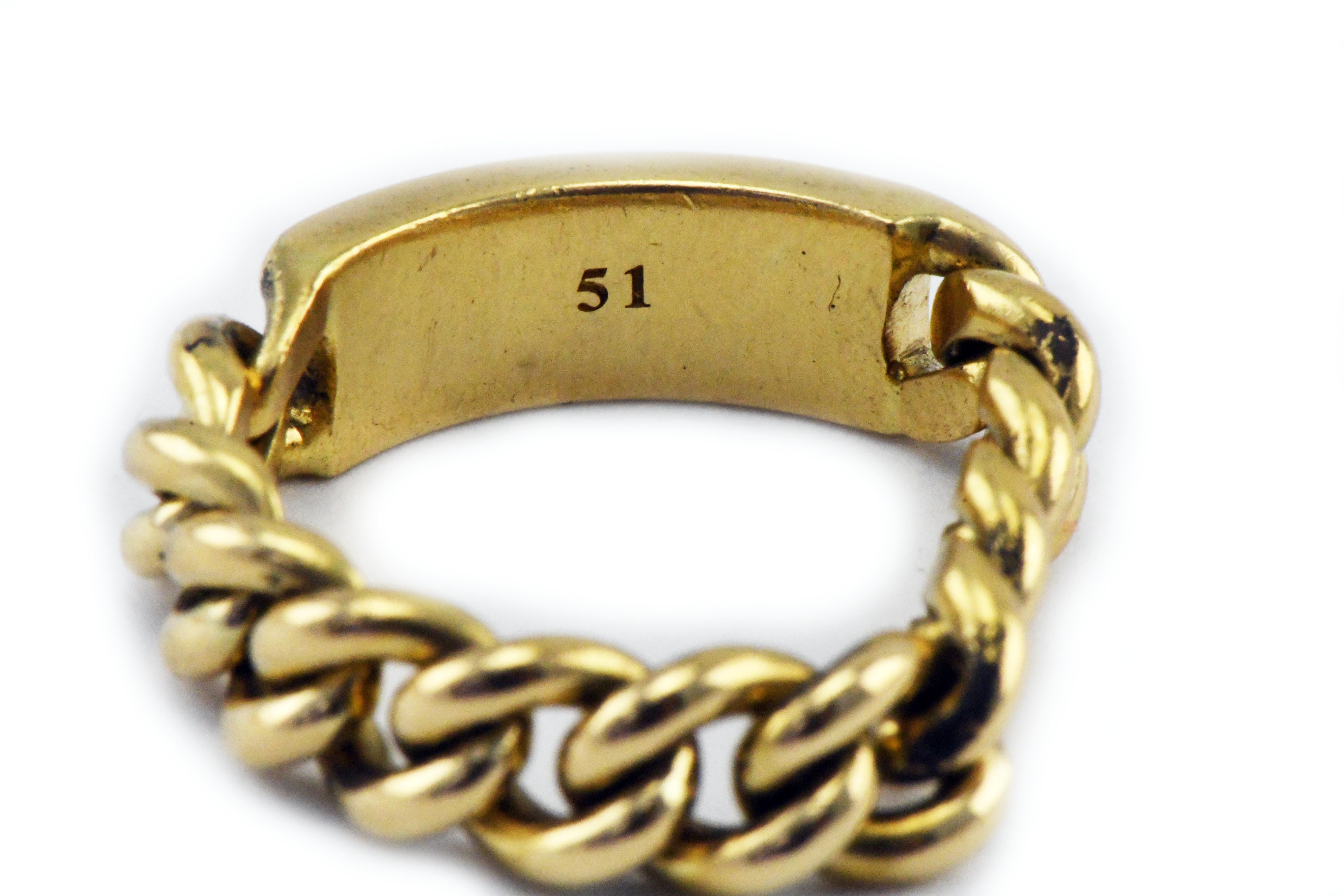 dior chain ring