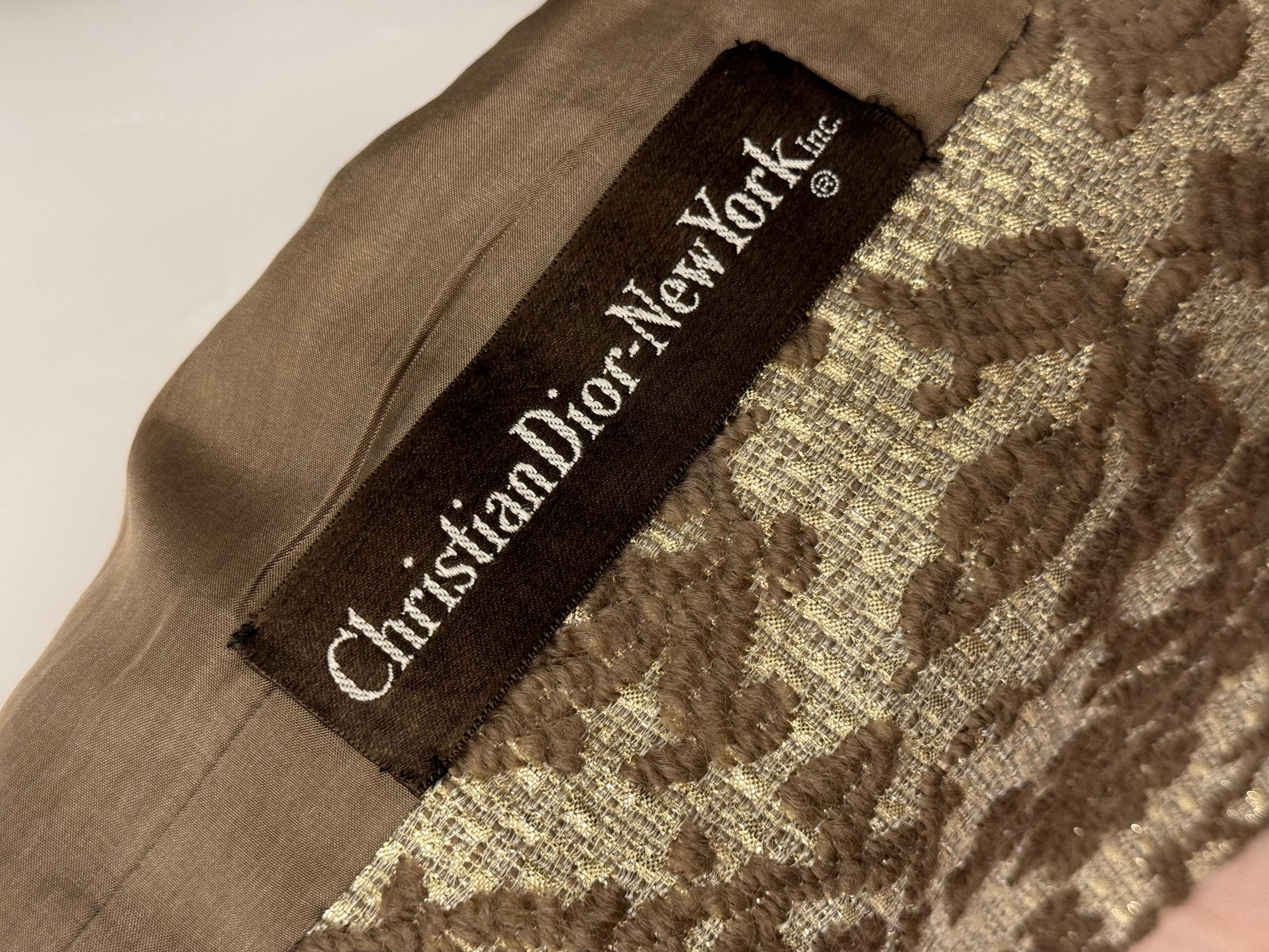 Christian Dior 1960’s jacket, “Christian Dior inc New York” label tag, it can fit US 0 up to US 4/6, few marks inside the lining only. A part of history museum piece 