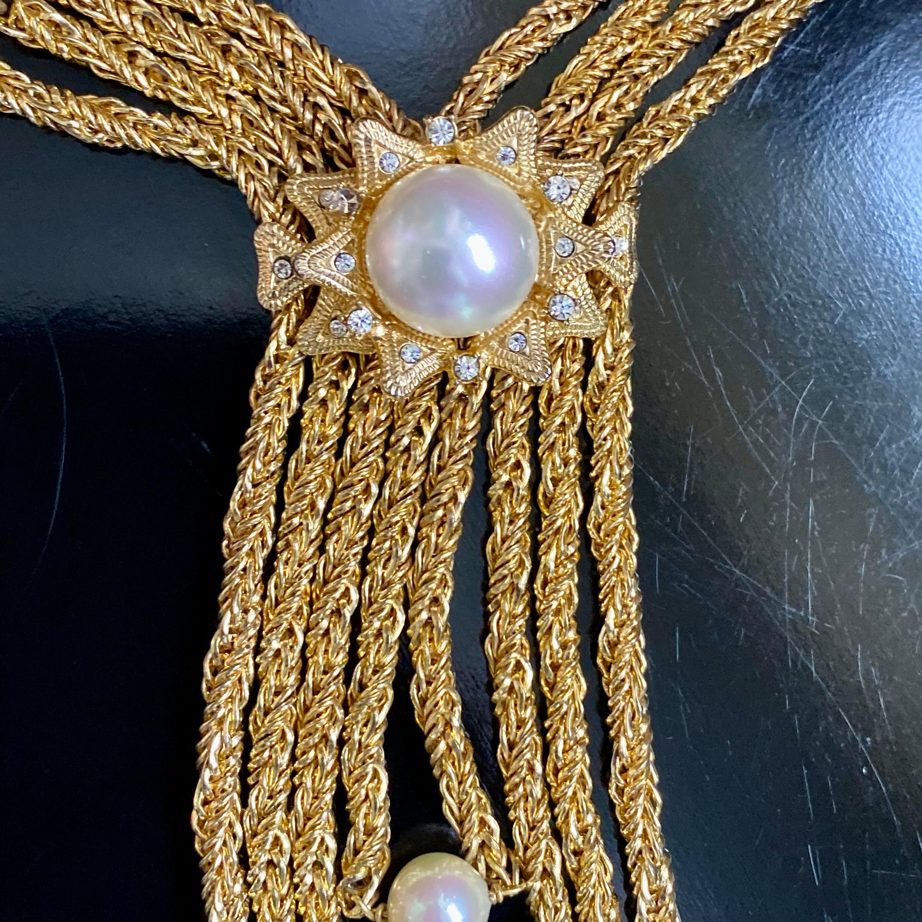 Christian Dior, 1969, Festone. Collana a catena In condizioni buone in vendita a Warminster, GB