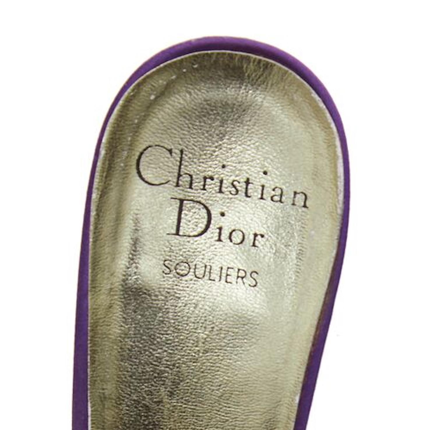 gold dior sandals