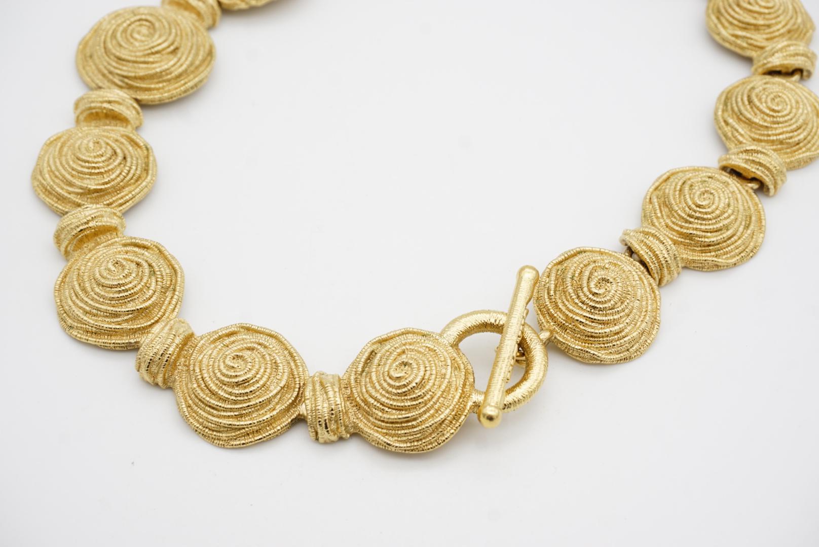 Christian Dior 1970 - Collana a spirale con smeraldo e zaffiro con cabochon in vendita 7