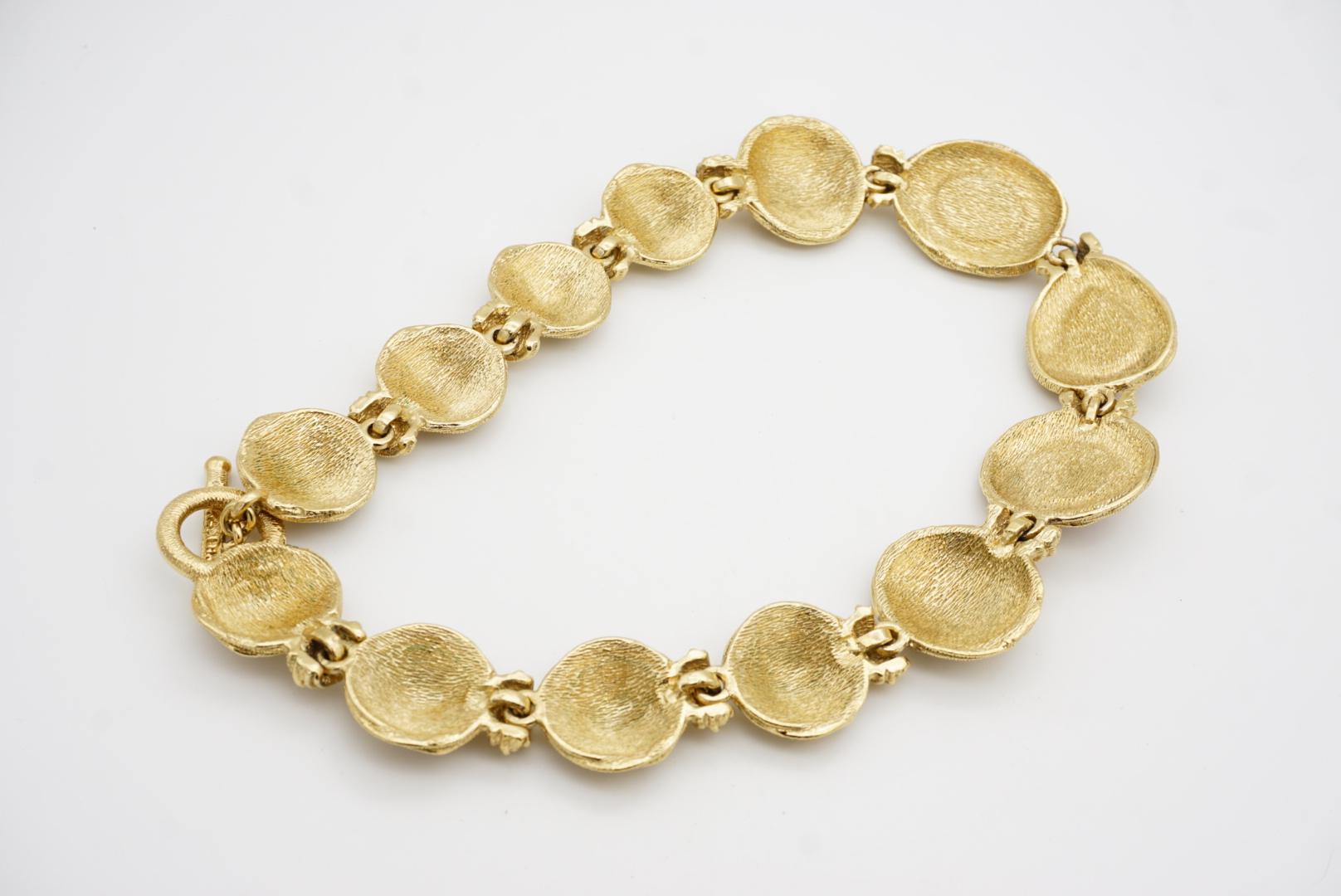 Christian Dior 1970 - Collana a spirale con smeraldo e zaffiro con cabochon in vendita 9