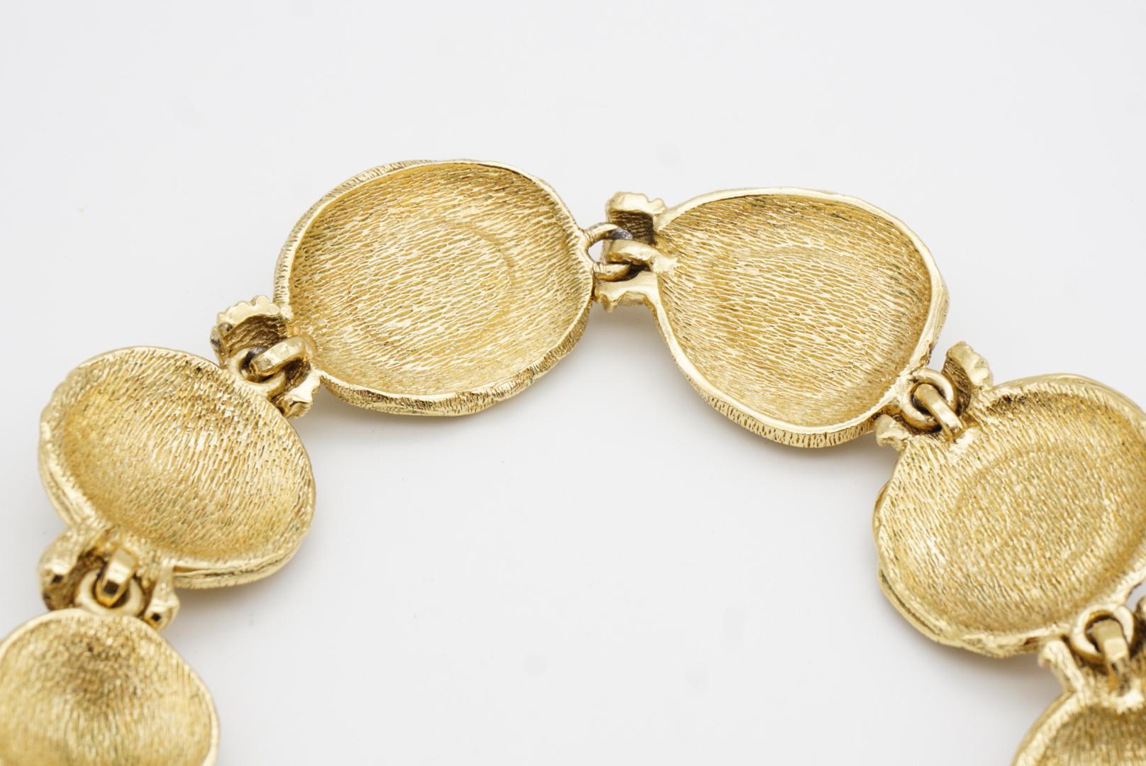 Christian Dior 1970 - Collana a spirale con smeraldo e zaffiro con cabochon in vendita 10