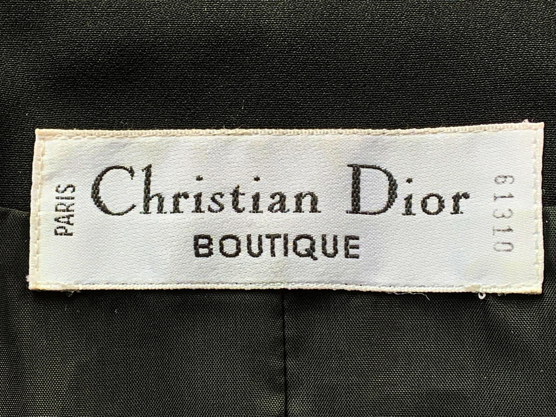  Christian Dior 1980's Numbered Beaded & Embroidered Long Blazer Jacket + Top  For Sale 7