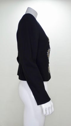 Christian Dior 1980s Numbered Snowflake Blazer