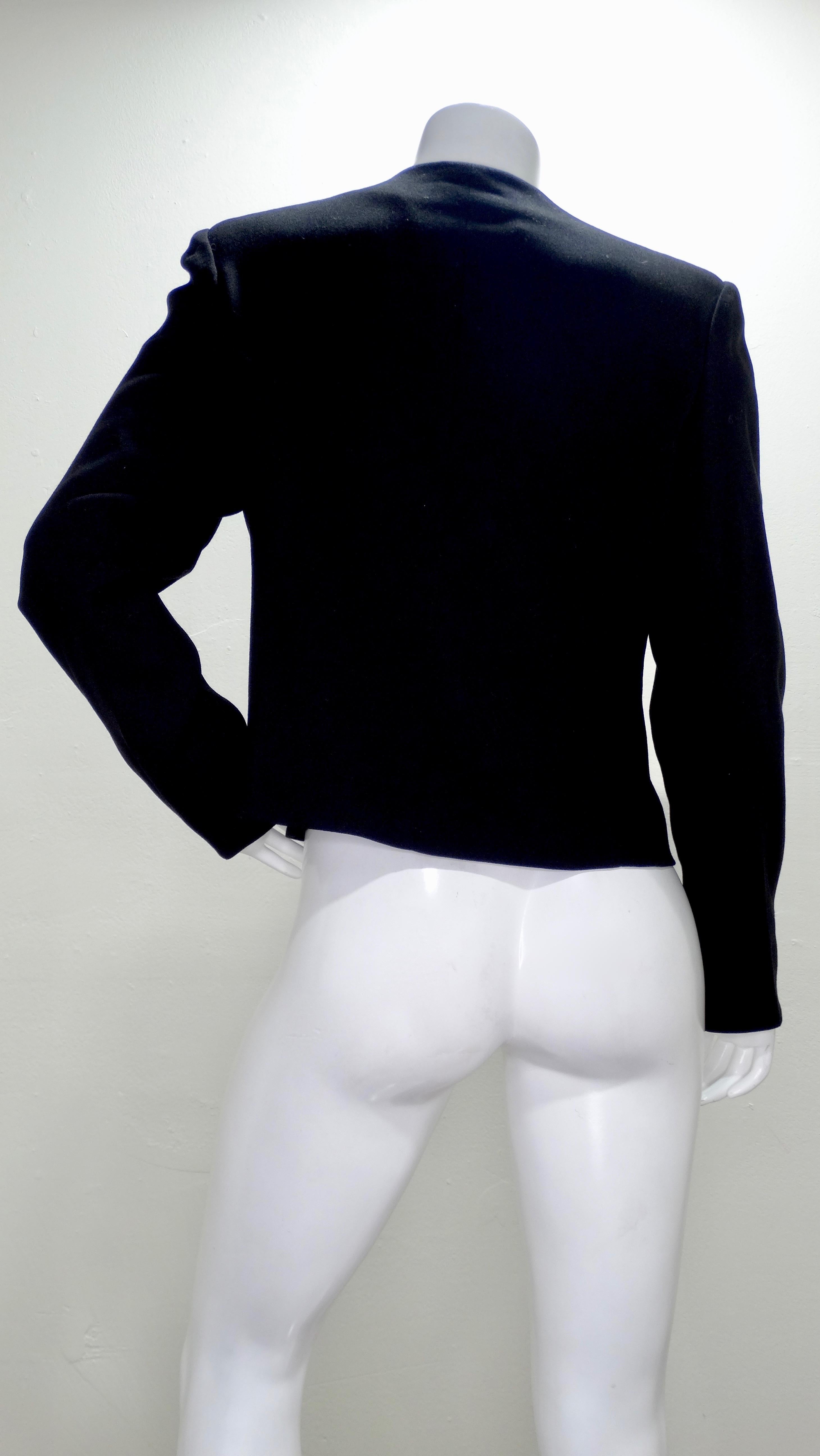 Christian Dior 1980er Jahre nummerierter Schneeflocken-Blazer für Damen oder Herren