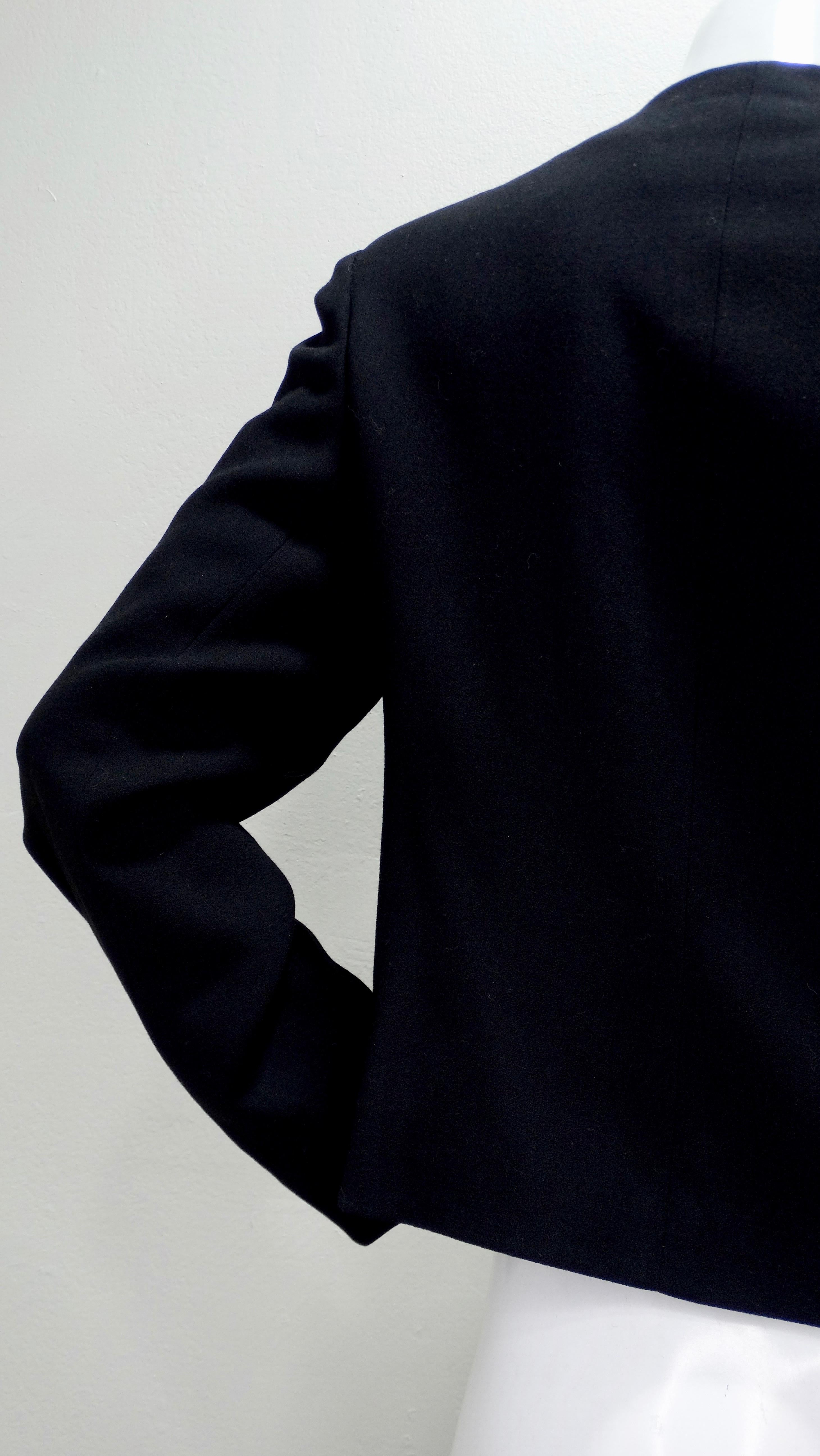 Christian Dior 1980er Jahre nummerierter Schneeflocken-Blazer 4